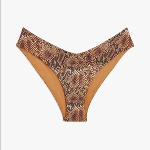 Weworewhat delilah snake python bikini bottoms